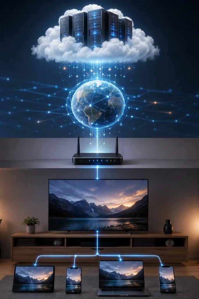 IPTV Malta 4K delivering television over a high-speed internet connection