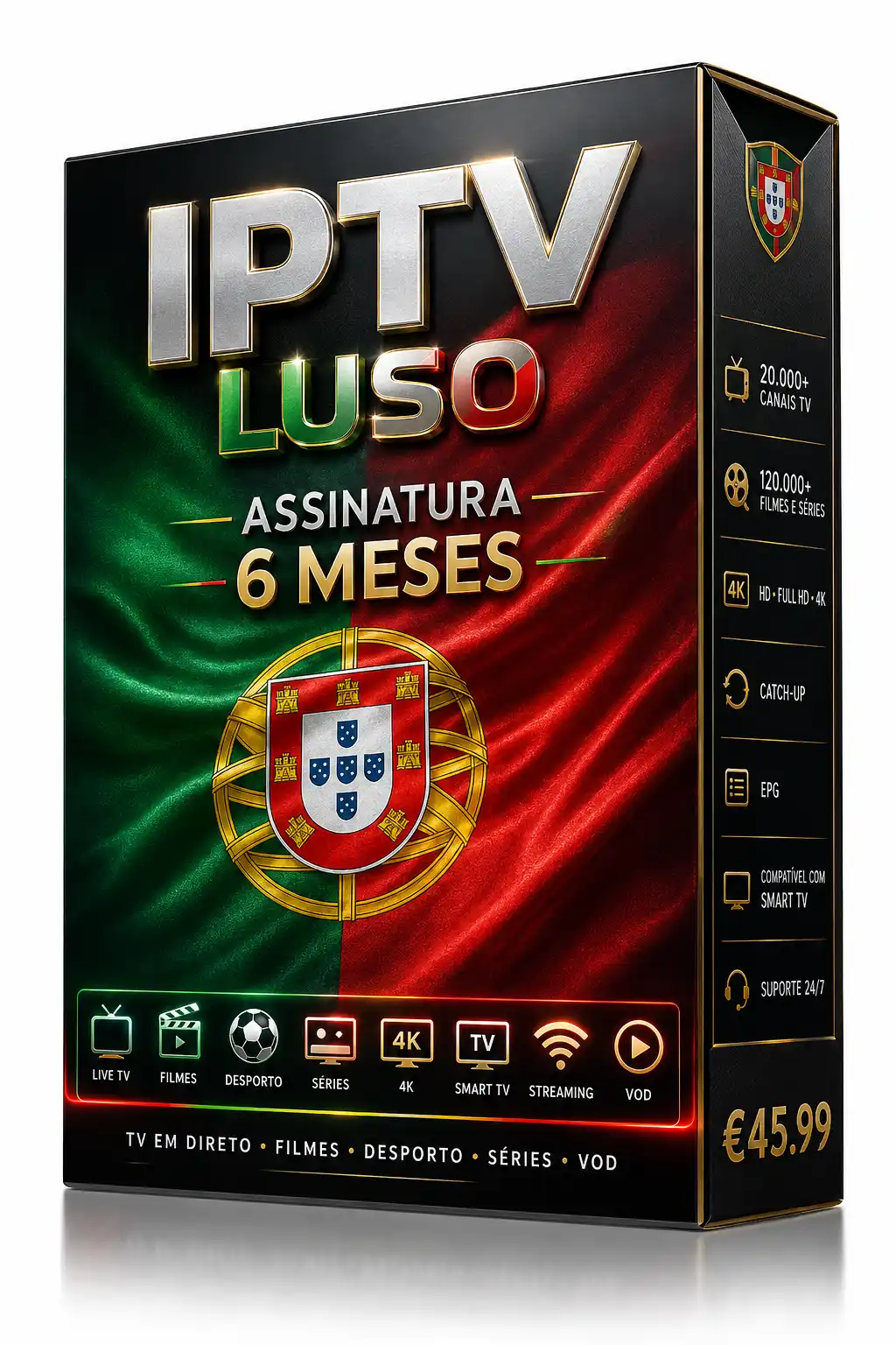 Subscrição IPTV Portugal 6 Meses